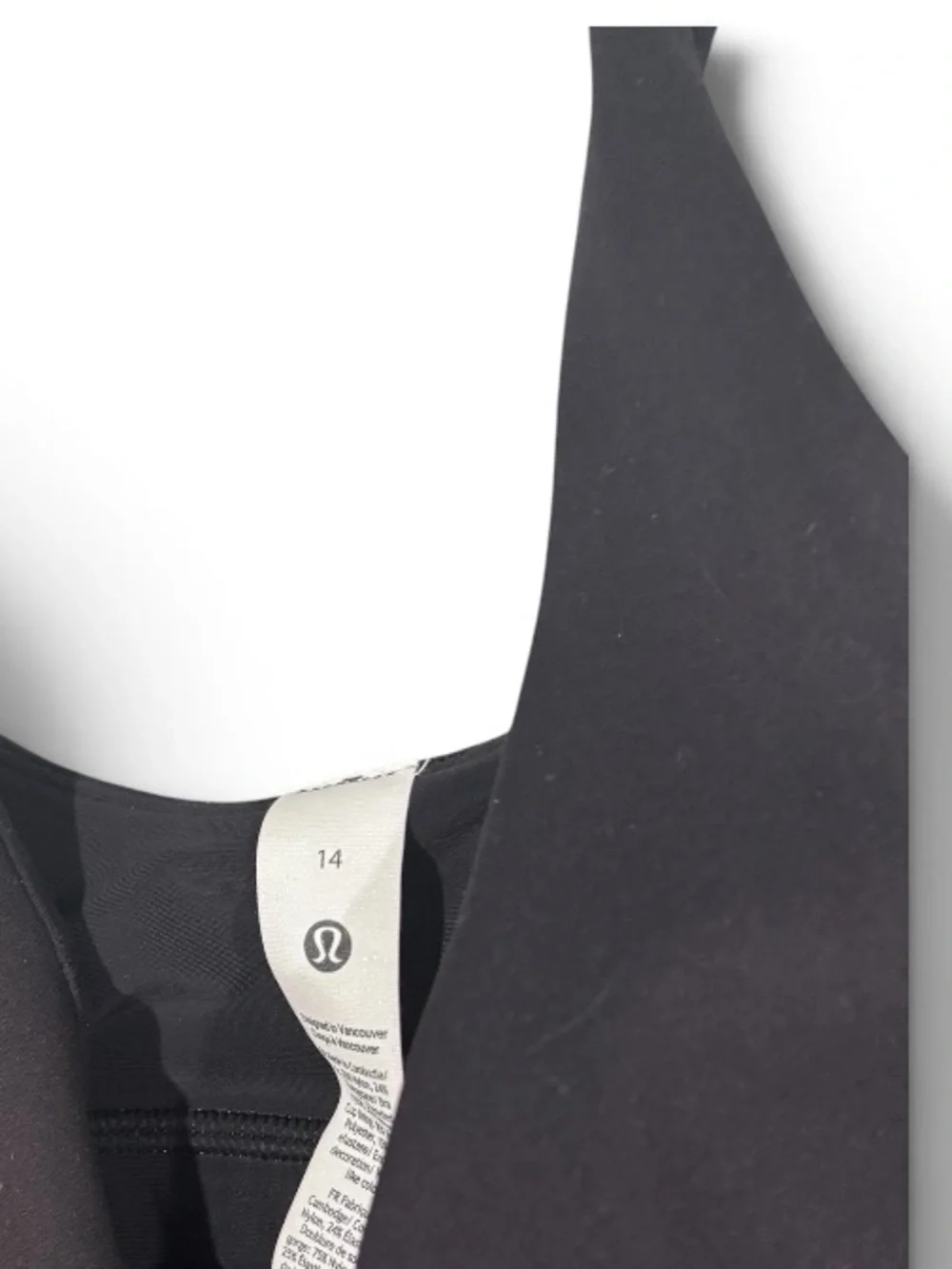 lululemon athletica Black Scoop-Style Align Tank